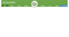 Desktop Screenshot of letstalkschools.com